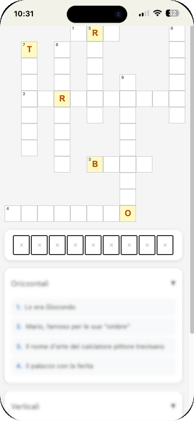 Crossword Puzzle Quiz